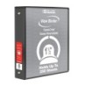 BAZIC Products® 3-Ring View Binder with 2 Pockets, 1.5", Black