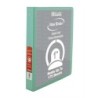 BAZIC Products® 1" 3-Ring View Binder with 2-Pockets, Assorted Pastel Colors, 1 Count