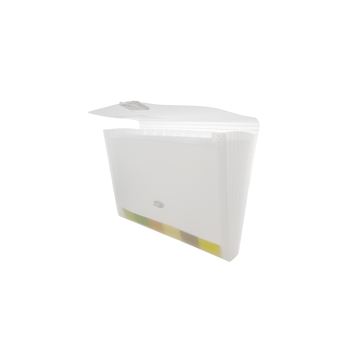 BAZIC Products® Translucent 13-Pocket Letter Size Poly Expanding File