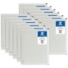 BAZIC Products® Clear Letter Size Zip Envelope, Pack of 12
