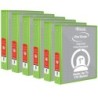 BAZIC Products® 3-Ring View Binder with 2 Pockets, 1", Lime Green, Pack of 6