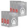 BAZIC Products® 3-Ring View Binder with 2 Pockets, 1.5", Gray, Pack of 6