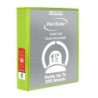 BAZIC Products® 3-Ring View Binder with 2 Pockets, 1.5", Lime Green