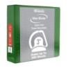 BAZIC Products® Slant D Ring View Binder with 2 Pockets, 3", Green