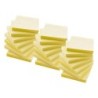 BAZIC Products® Stick On Notes, 3" x 3", Yellow, 100 Sheets, 12 Per Pack, 3 Packs