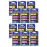 BAZIC Products® Neon Color Coding Flags with Dispenser, 120 Per Pack, 12 Packs