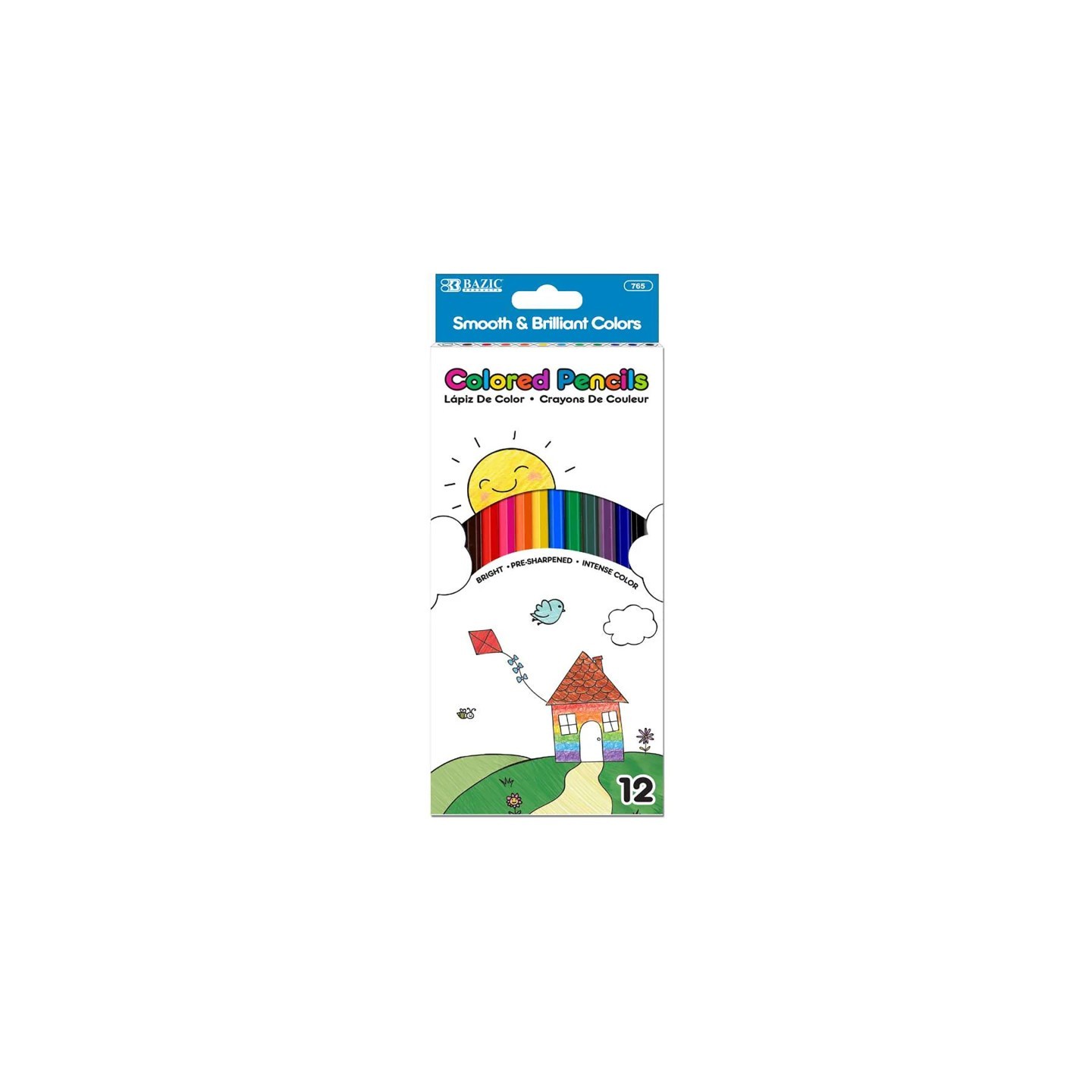 BAZIC Products® Colored Pencils, Pack of 12