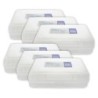 BAZIC Products® Clear Multipurpose Utility Box, Pack of 6