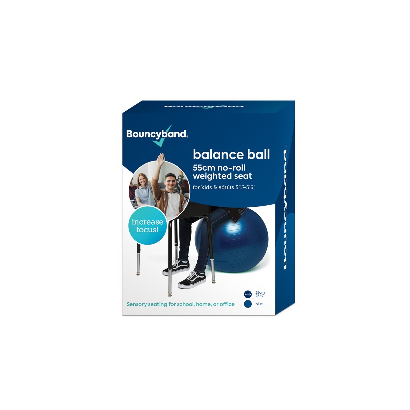 Bouncyband® Balance Ball, 55cm, Blue