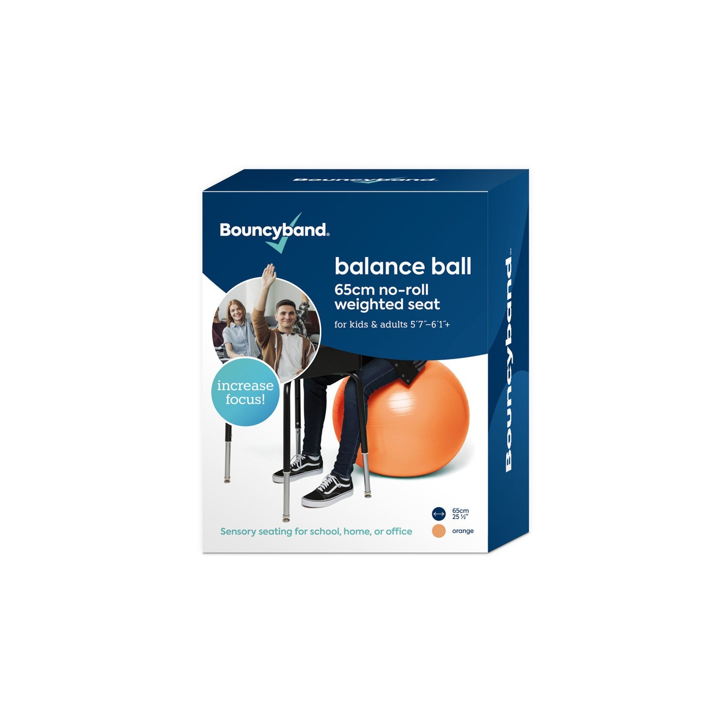 Bouncyband® Balance Ball, 65cm, Orange