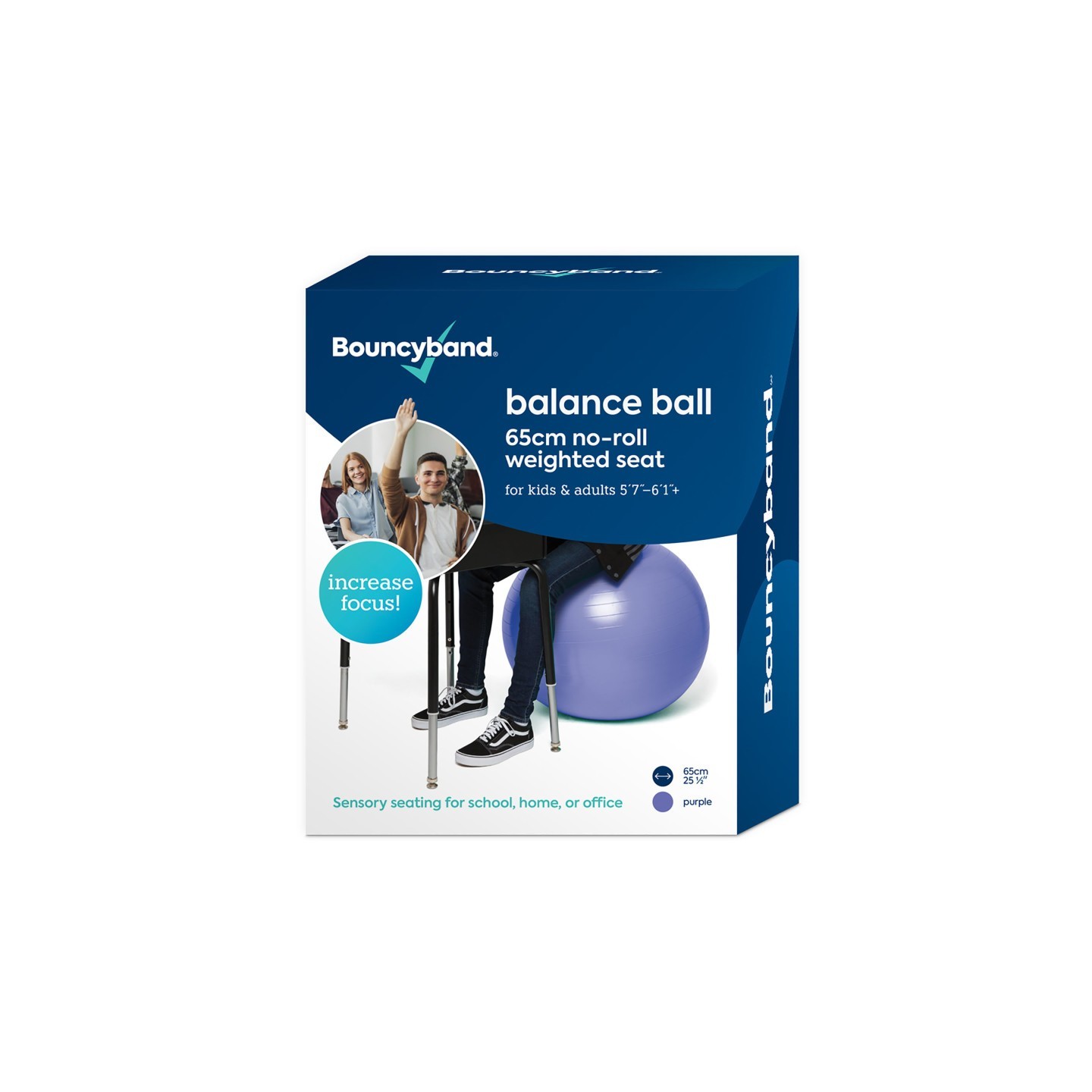Bouncyband® Balance Ball, 65cm, Purple