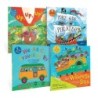 Barefoot Books Kingergarten Transportation Singalongs Book Bundle, Set of 4