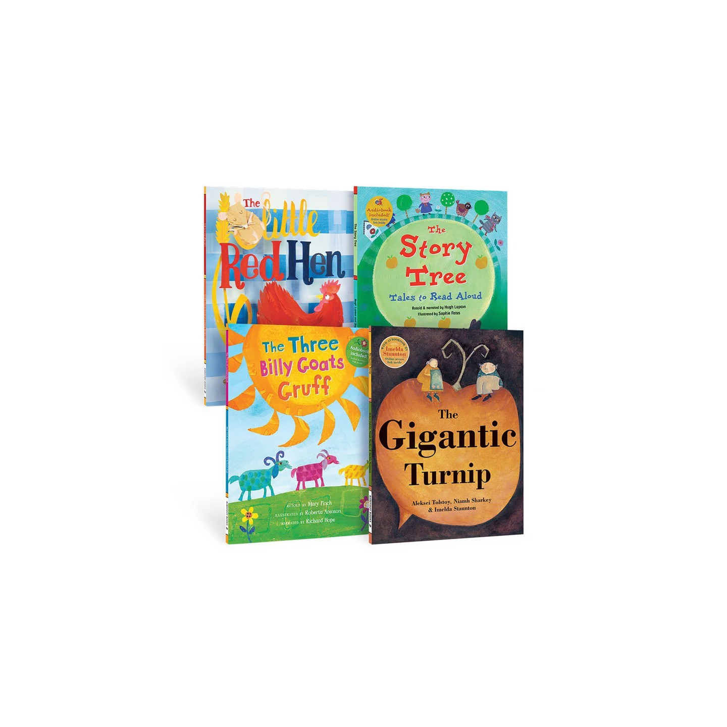 Barefoot Books Kindergarten Classic Stories Book Bundle, Set of 4