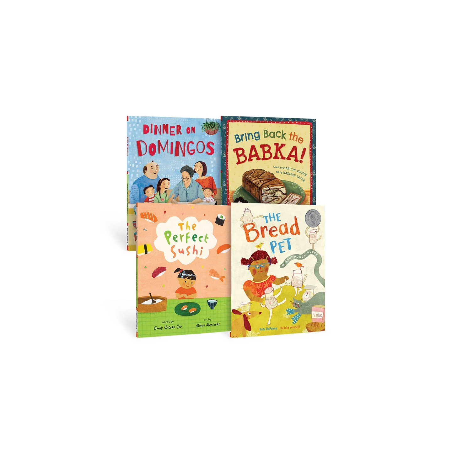 Barefoot Books 2nd Grade Food and Family Book Bundle, Set of 4