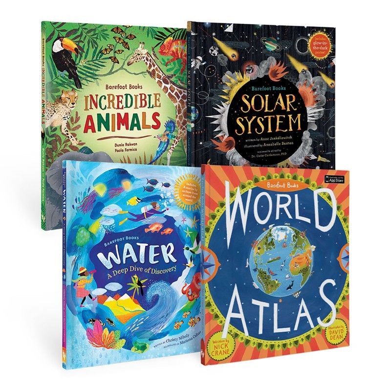 Barefoot Books 3rd Grade STEAM Book Bundle, Set of 4