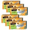 BIC® Round Stic® Pen, Medium Point, Blue, 12 Per Pack, 6 Packs