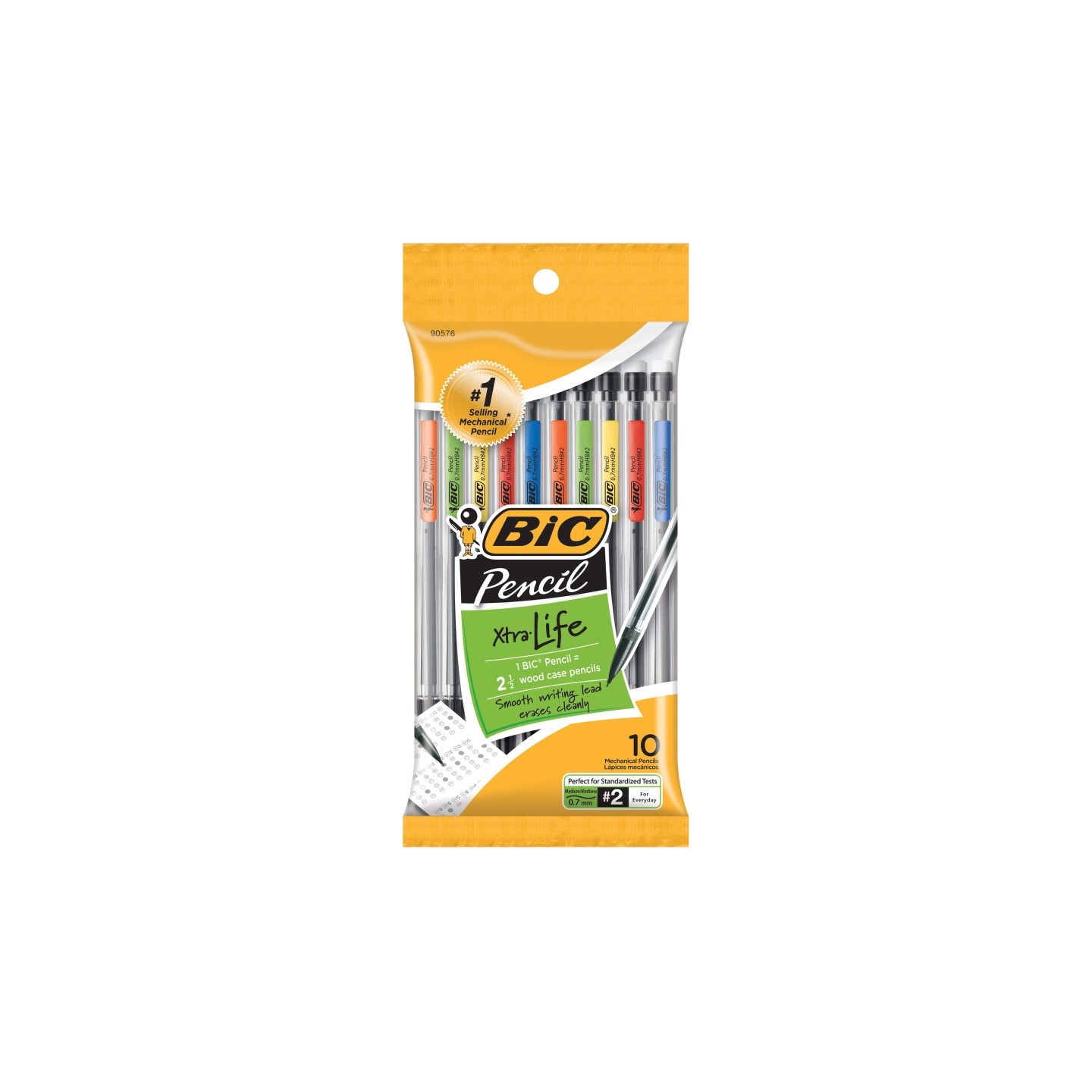 BIC® Mechanical Pencils, 0.7mm, Pack of 10
