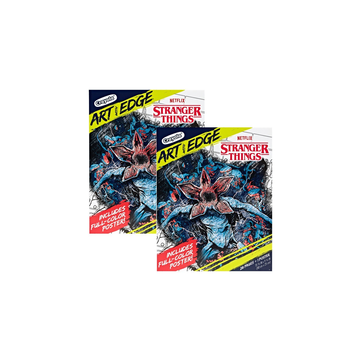 Crayola® Art with Edge Stranger Things Coloring Book, 28 Coloring Pages, Pack of 2