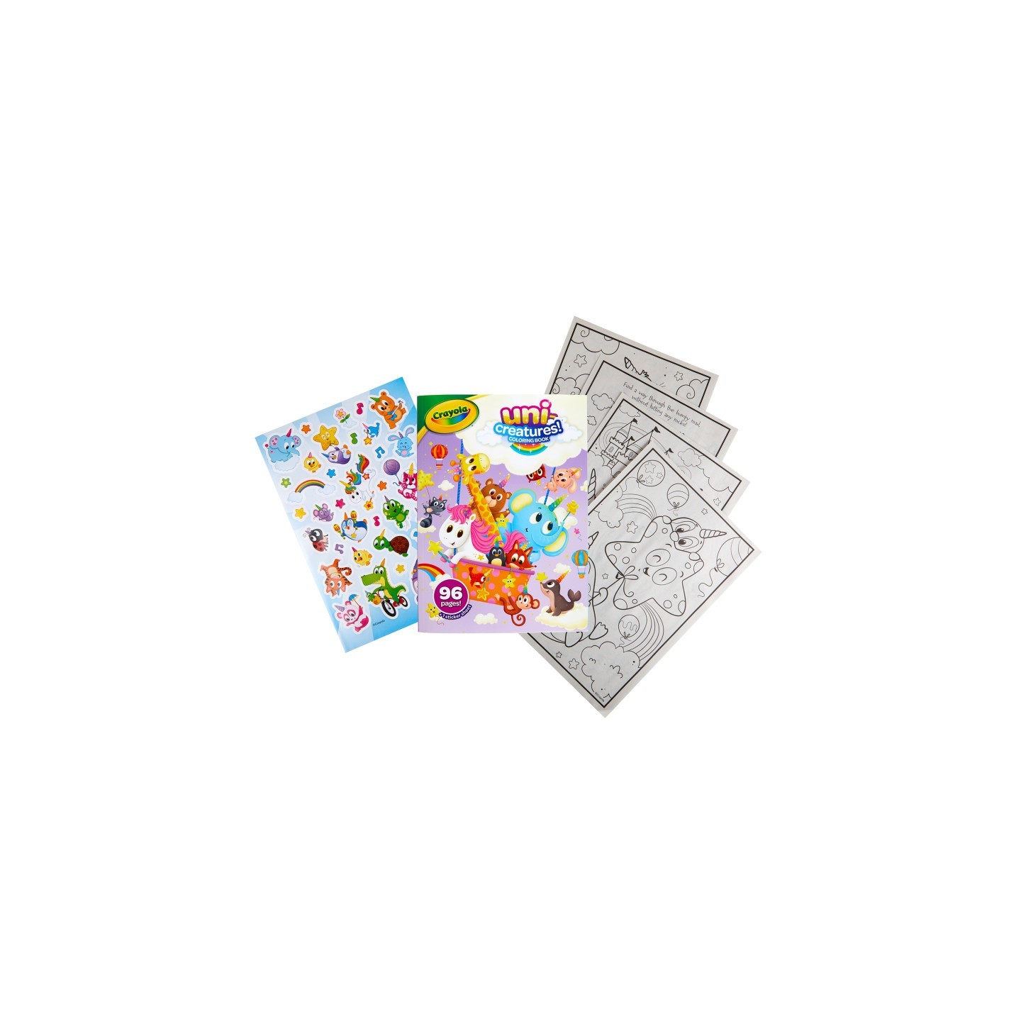 Crayola® Coloring Book, Uni-Creatures, 96 Pages