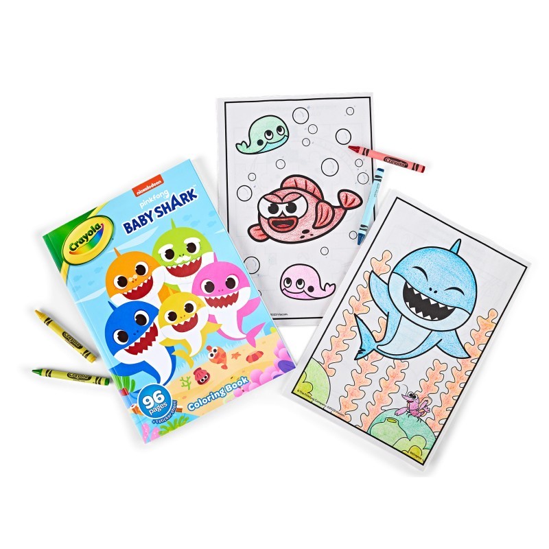 Crayola® Coloring Book, Baby Shark, 96 Pages