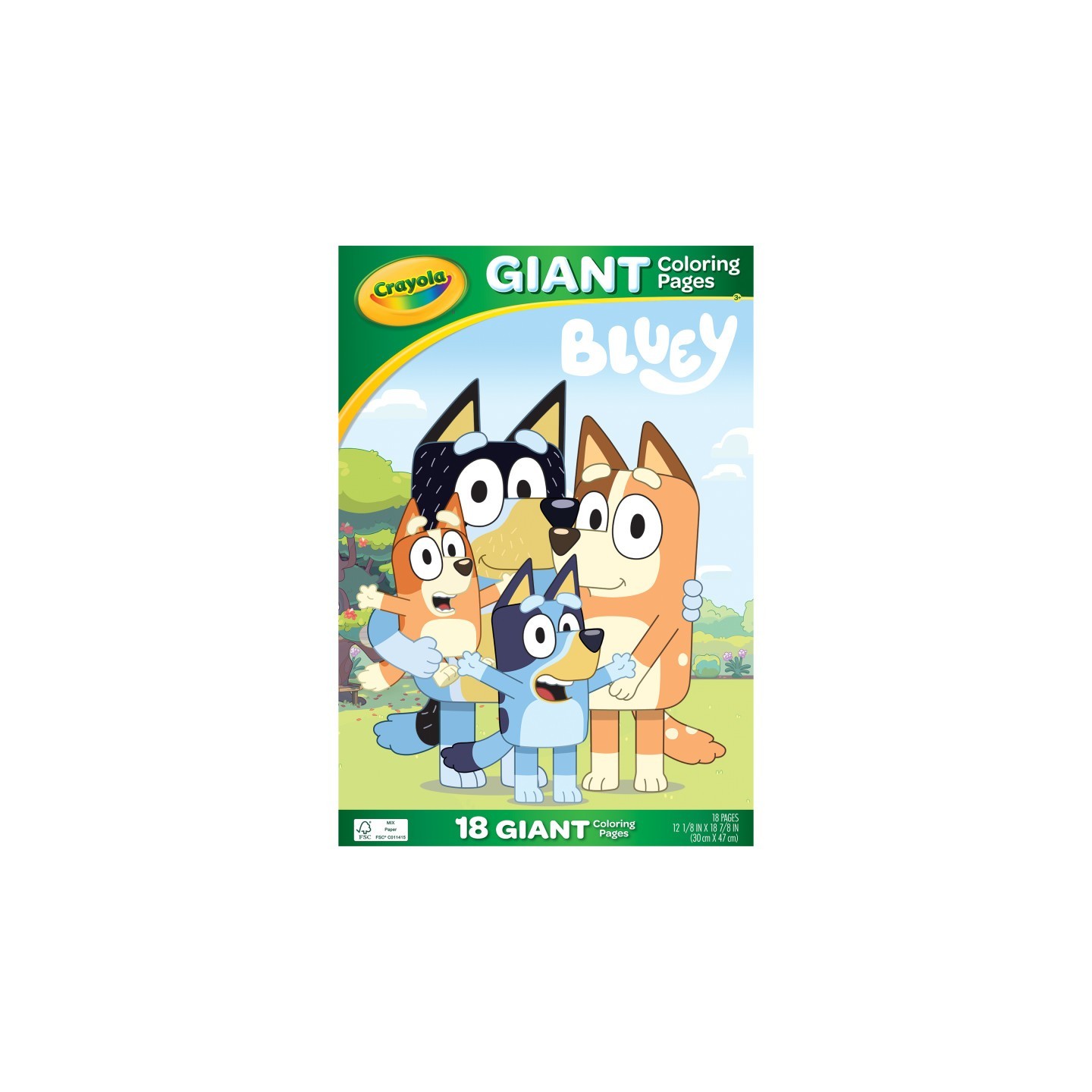 Crayola® Giant Coloring Pages, Bluey