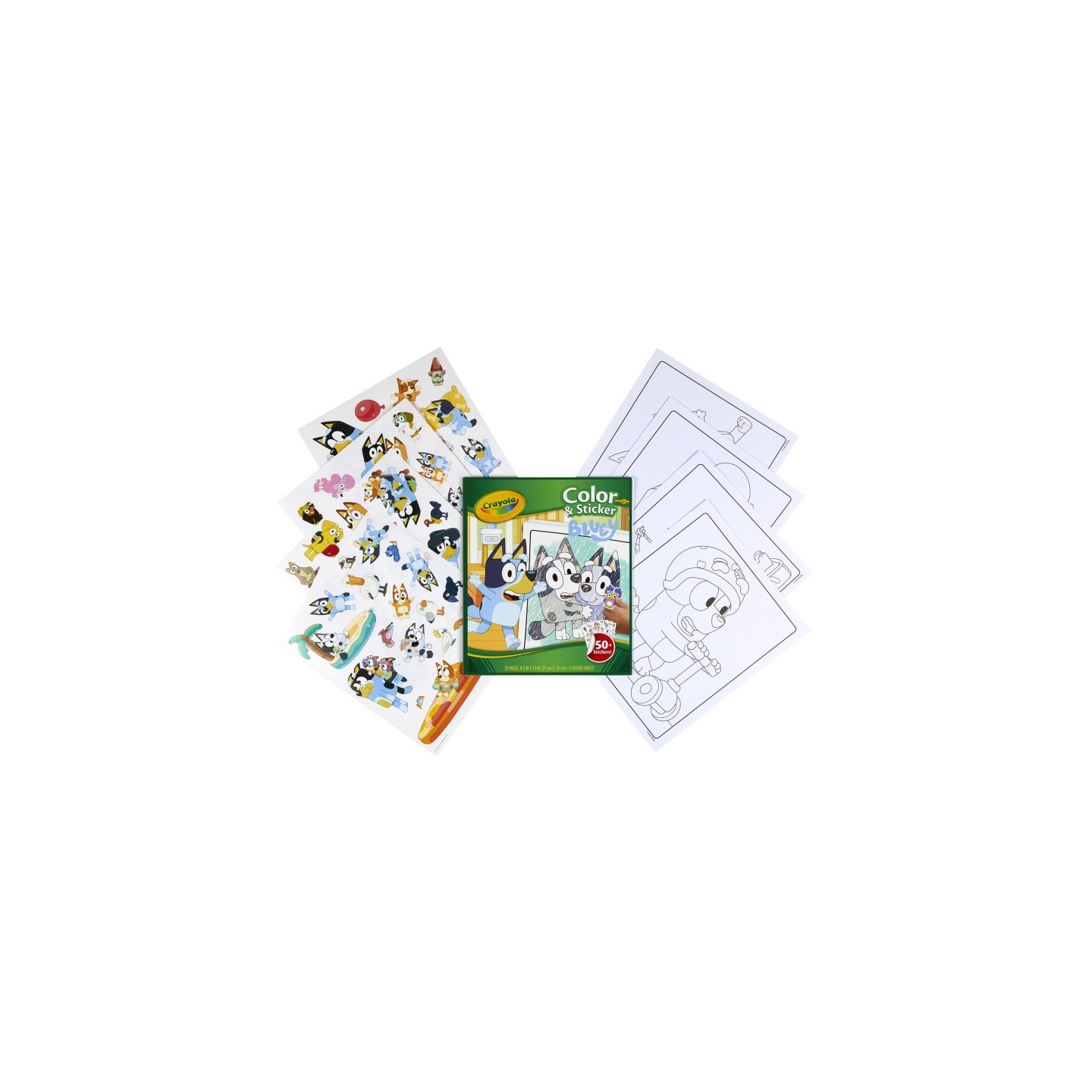 Crayola® Color & Sticker Book, Bluey