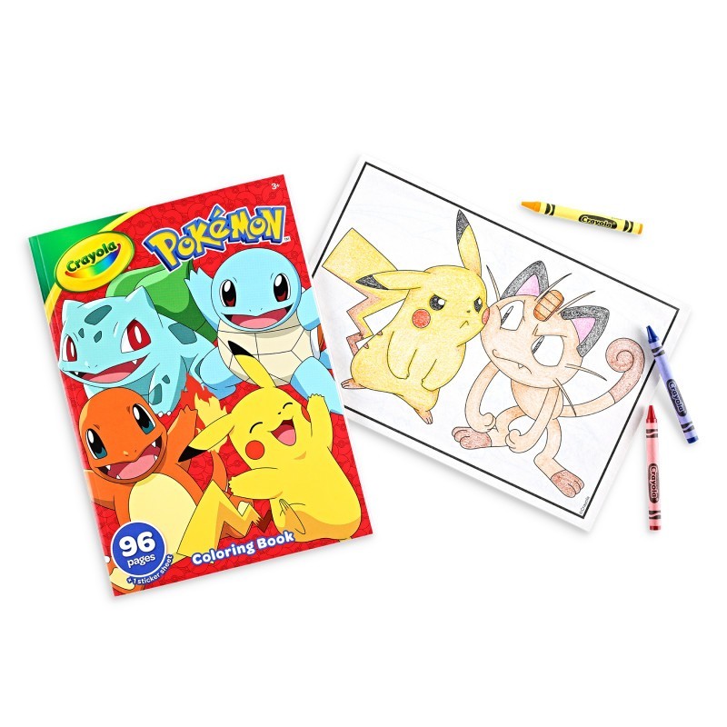 Crayola® Coloring Book, Pokemon, 96 Pages