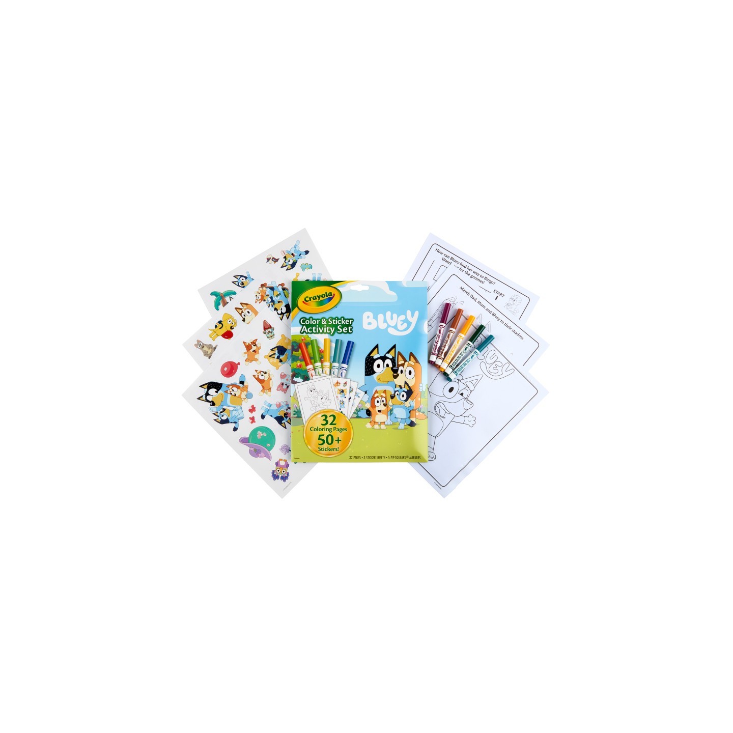 Crayola® Color & Sticker Activity Set, Bluey