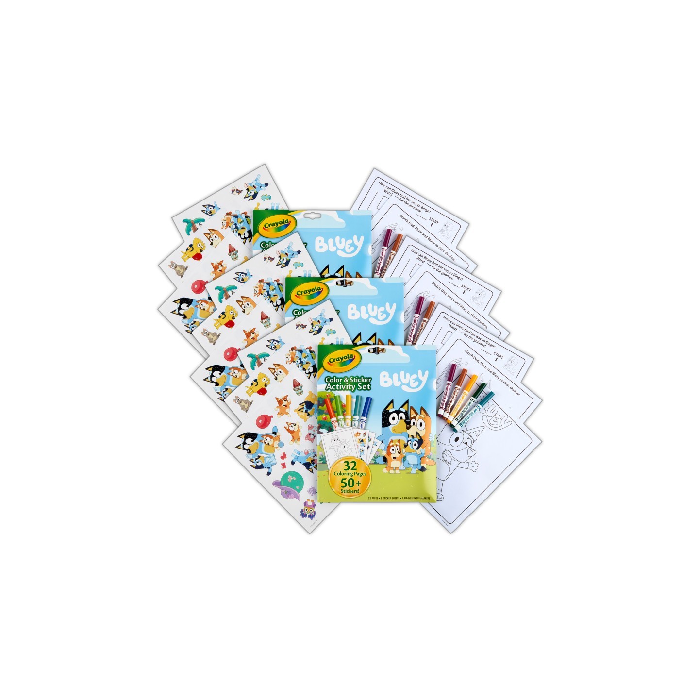 Crayola® Color & Sticker Activity Set, Bluey, 3 Sets