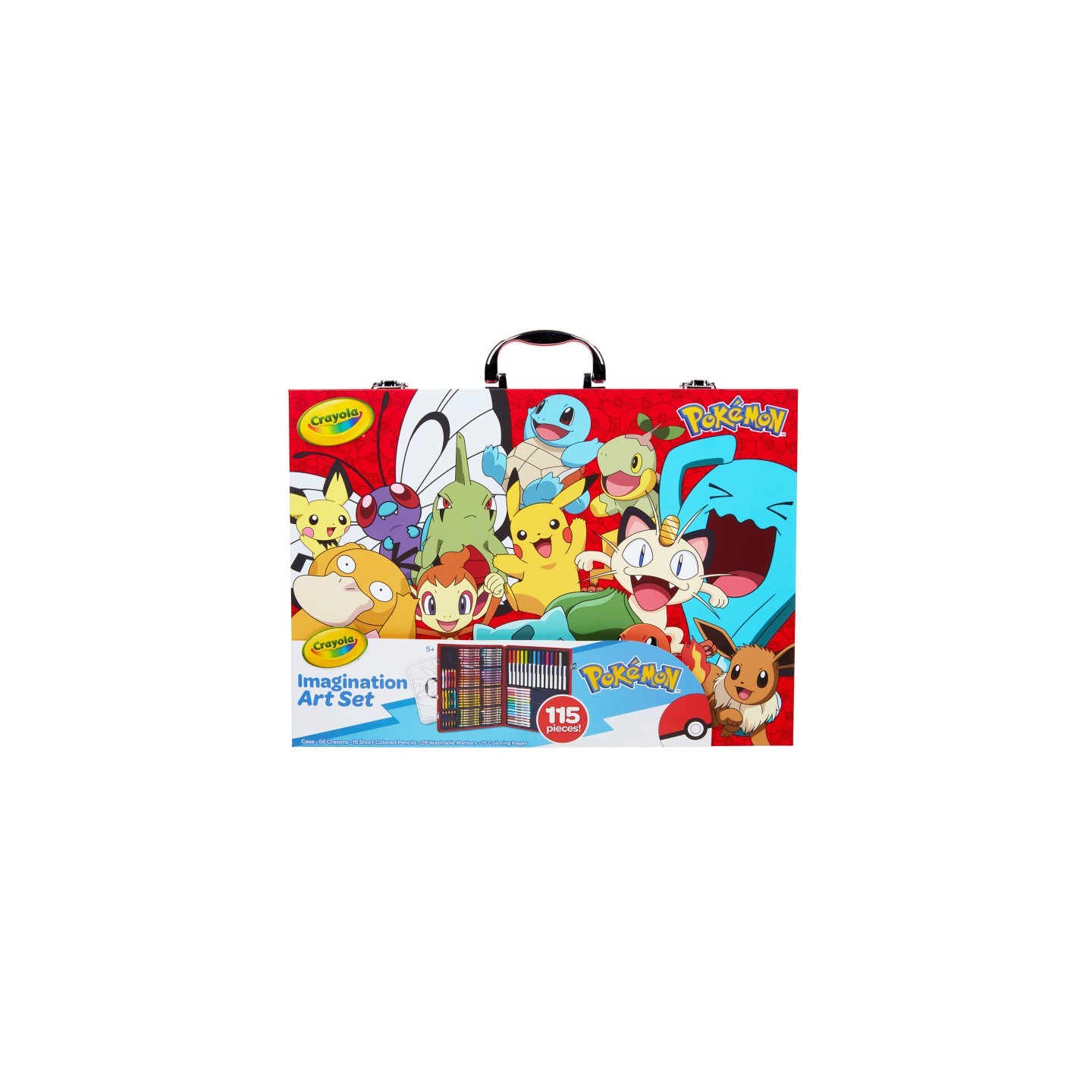 Crayola® Imagination Art Set, Pokémon™, 115 Pieces