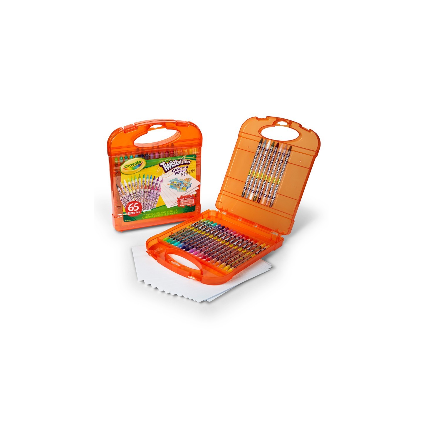 Crayola® Twistables® Colored Pencils & Paper Set, 65 Pieces