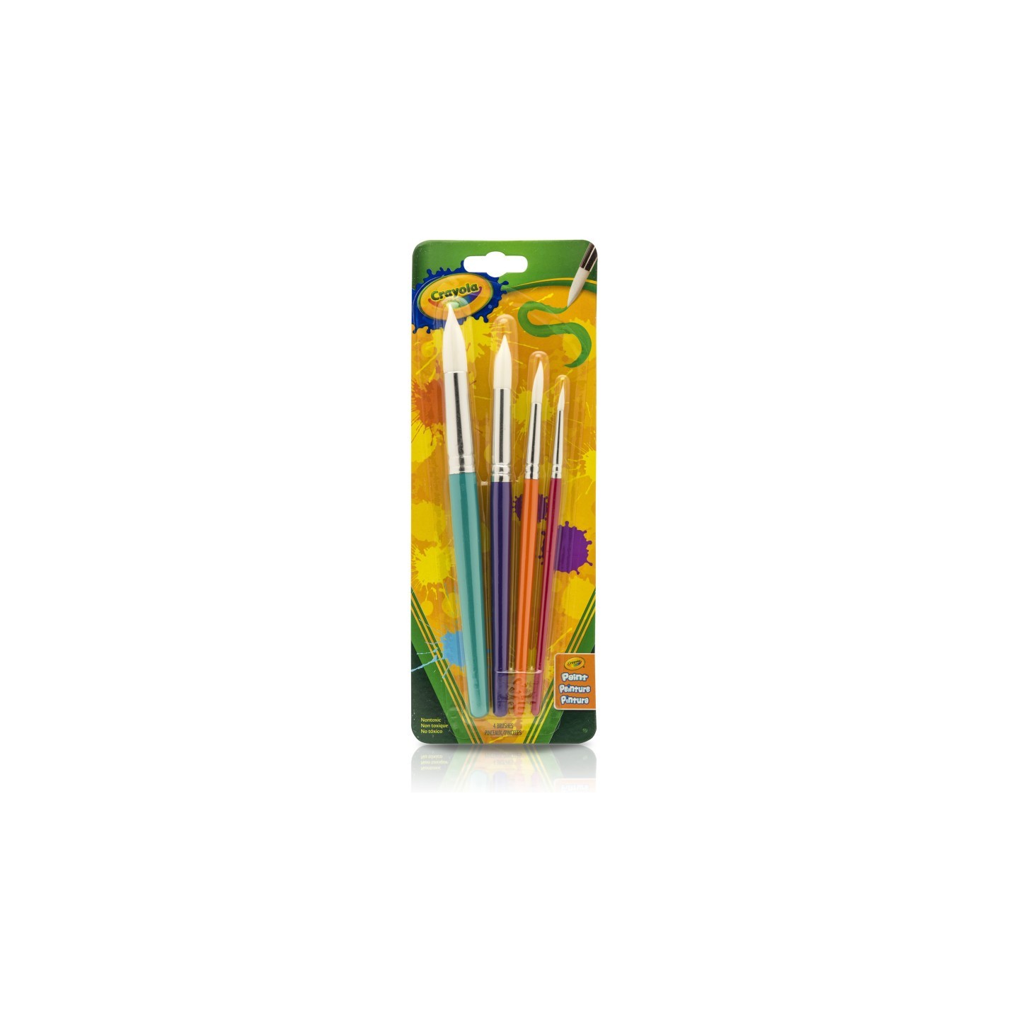 Crayola® Round Brush Set, 4 Count