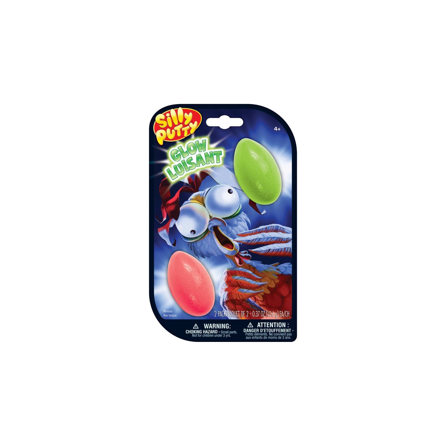 Crayola® Silly Putty Glow Eggs, Assorted, 2-Pack