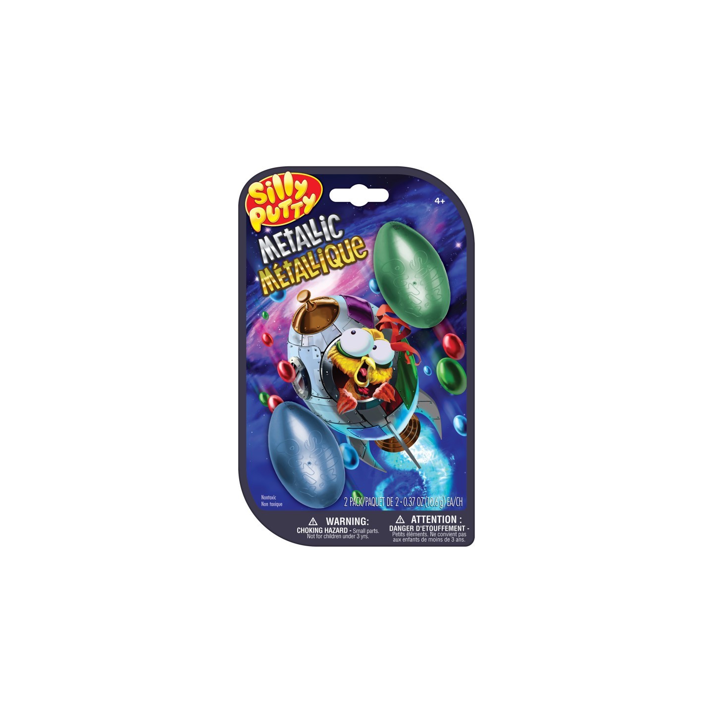 Crayola® Silly Putty Metallic Eggs, Assorted, 2-Pack