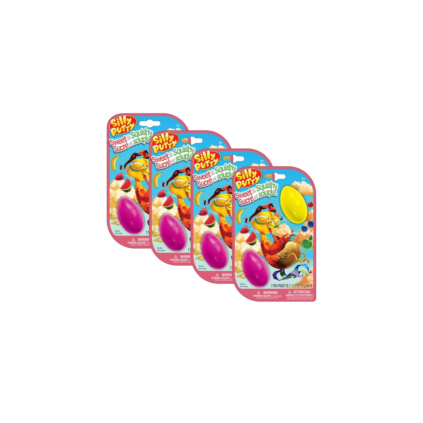 Crayola® Silly Putty Sweet & Squishy Eggs, 2 Per Pack, 4 Packs