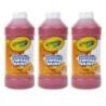 Crayola® Washable Finger Paint, Red, 16 oz, Pack of 3