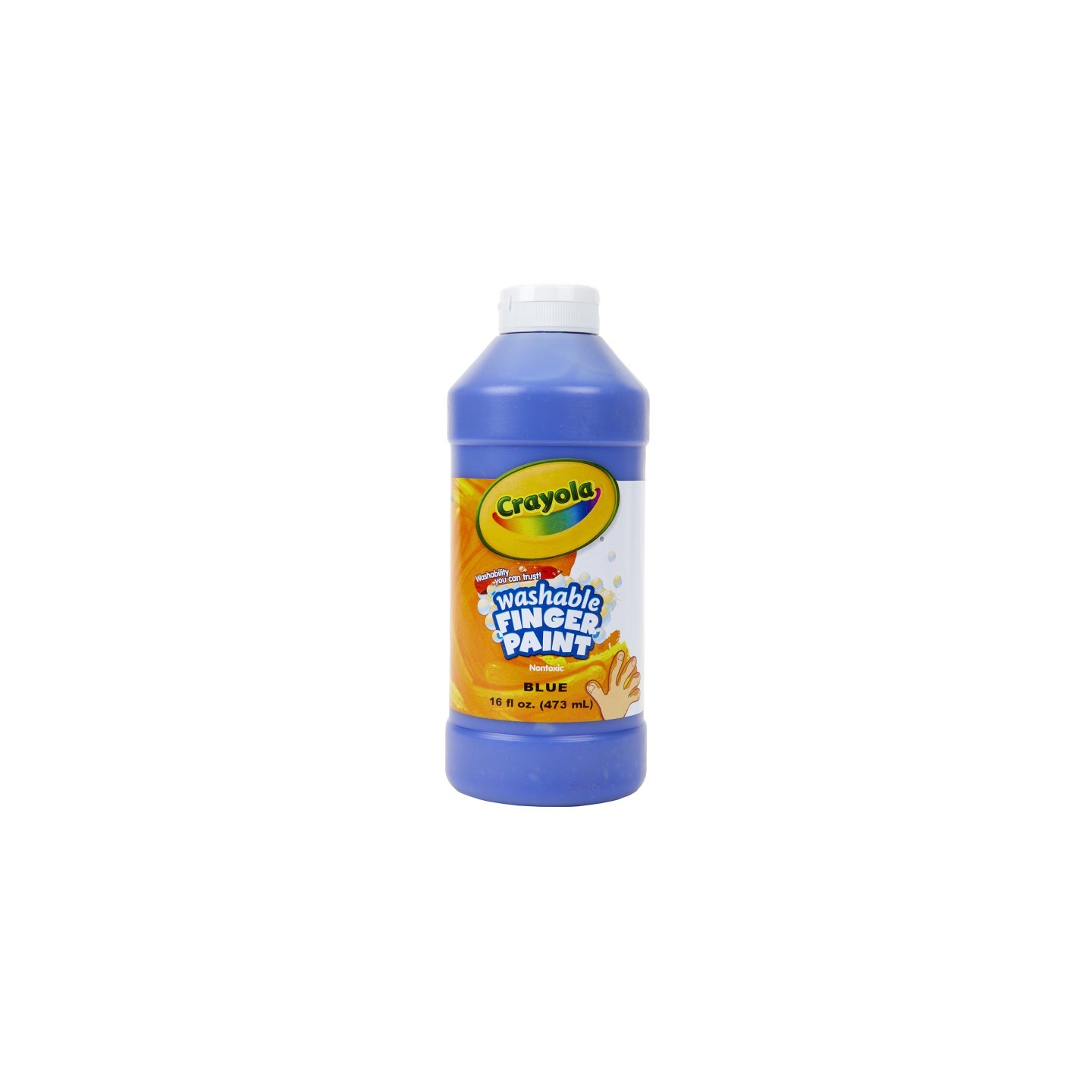 Crayola® Washable Finger Paint, Blue, 16 oz