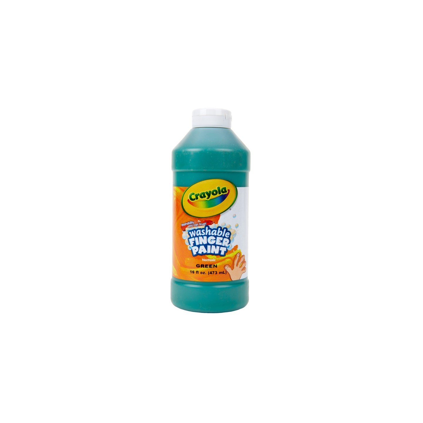 Crayola® Washable Finger Paint, Green, 16 oz