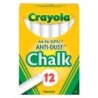 Crayola® Anti-Dust® Chalkboard Chalk, White, 12 Count