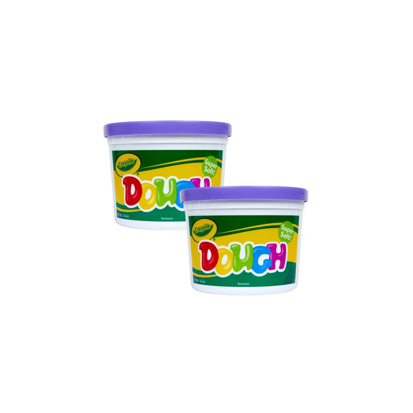 Crayola® Dough, 3lb Resealable Bucket, Purple, Pack of 2