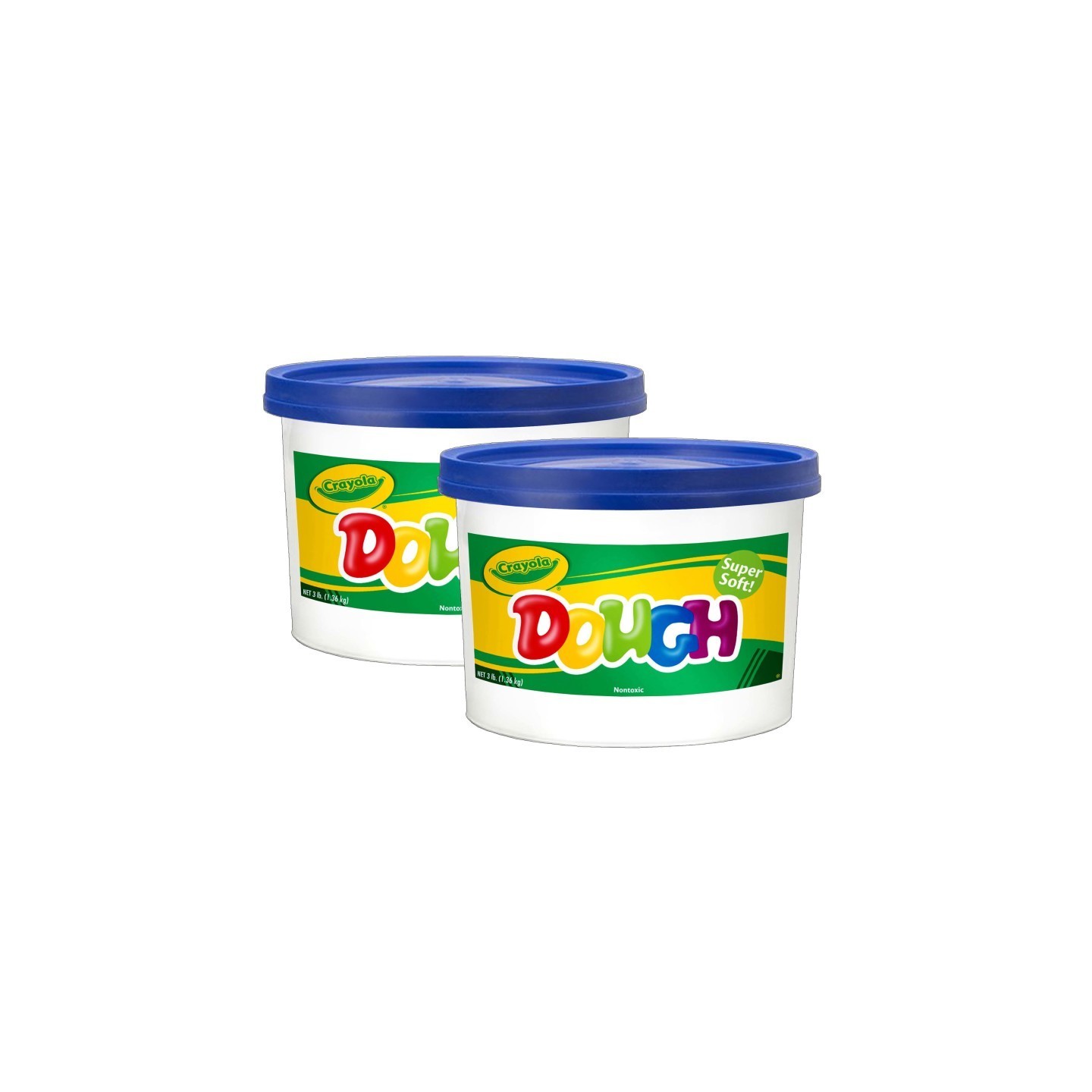 Crayola® Dough, 3lb Resealable Bucket, Blue, Pack of 2