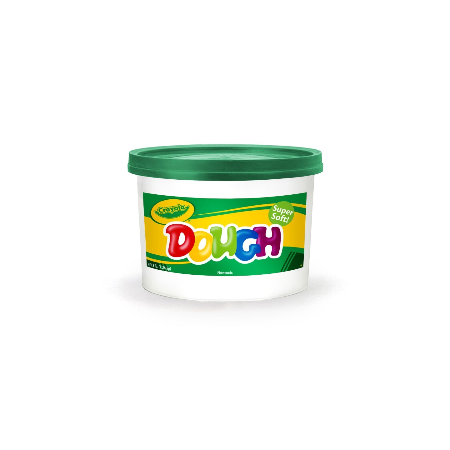 Crayola® Dough, 3lb Resealable Bucket, Green