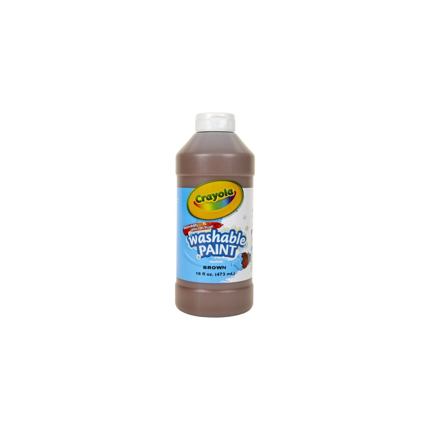 Crayola® Washable Paint, Brown, 16 oz.