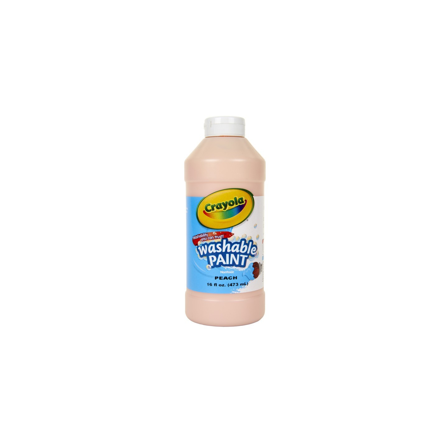 Crayola® Washable Paint, Peach, 16 oz.