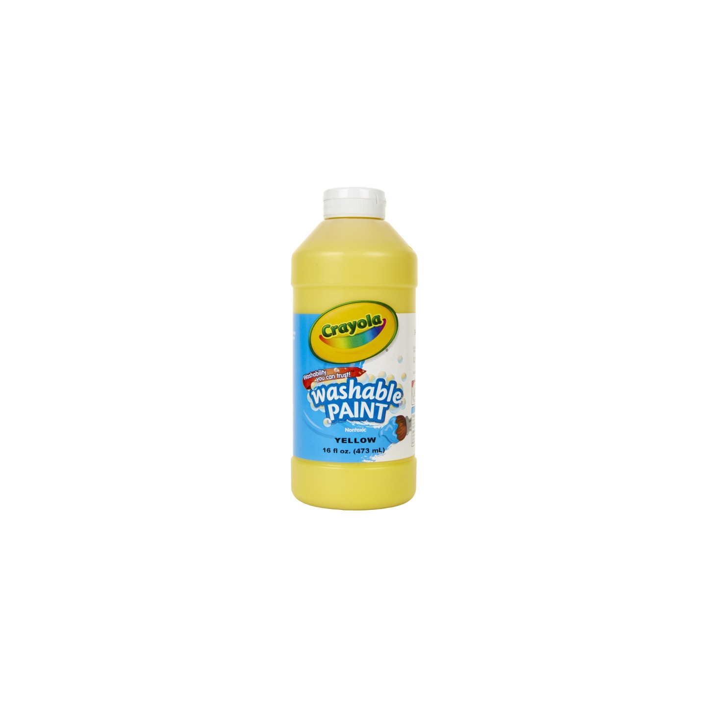 Crayola® Washable Paint, Yellow, 16 oz.