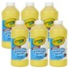 Crayola® Washable Paint, Yellow, 16 oz. Bottles, Pack of 6