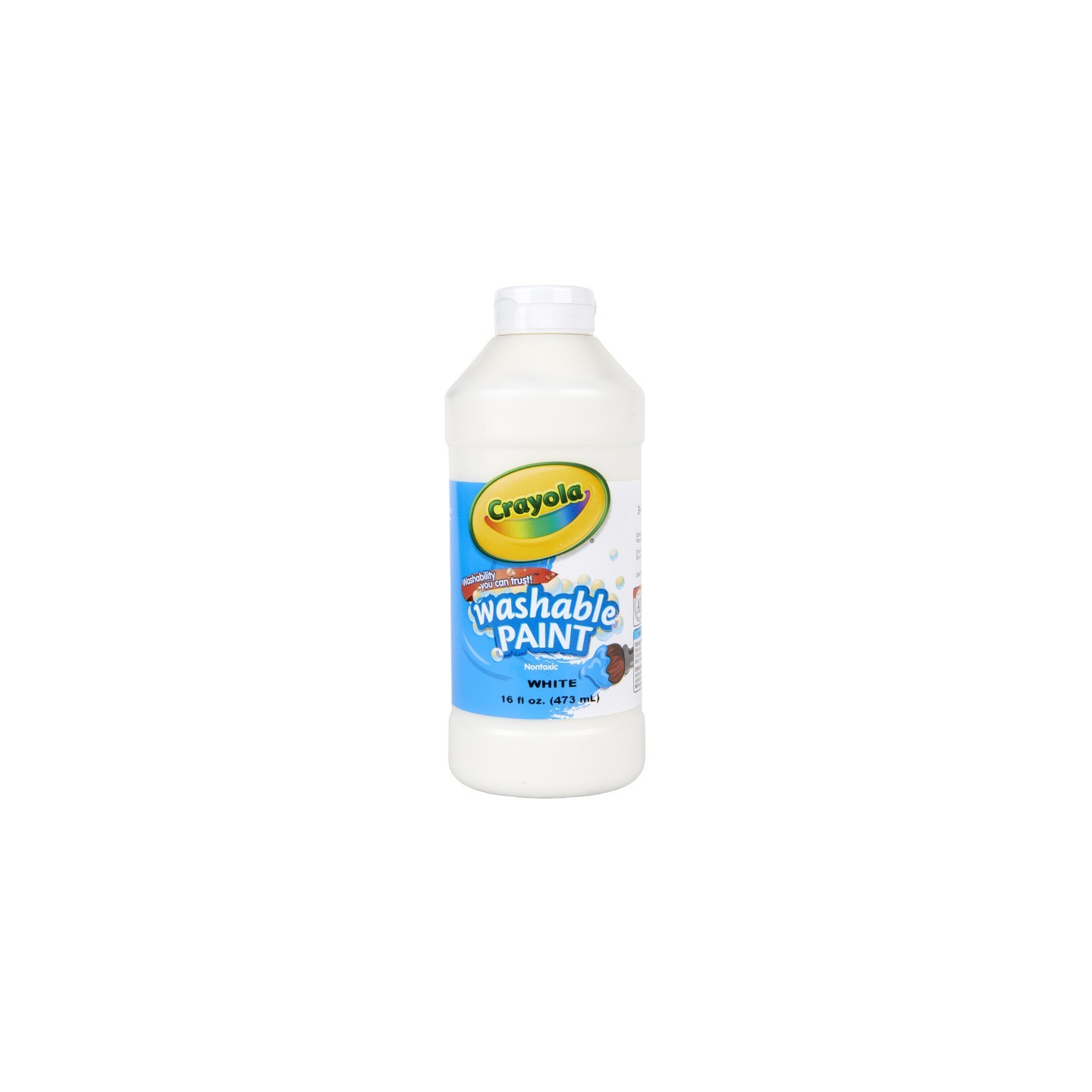 Crayola® Washable Paint, White, 16 oz.