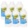 Crayola® Washable Paint, White, 16 oz. Bottles, Pack of 6
