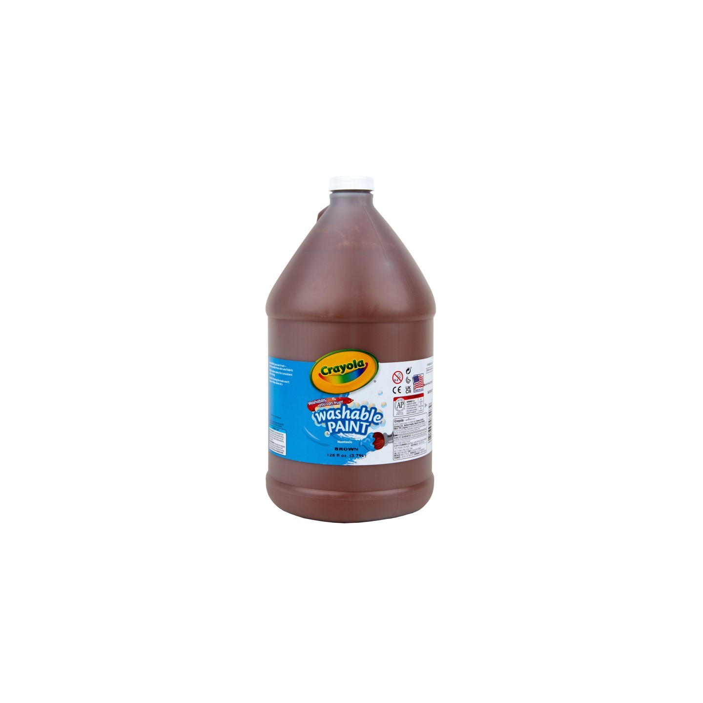 Crayola® Washable Paint, Brown, Gallon