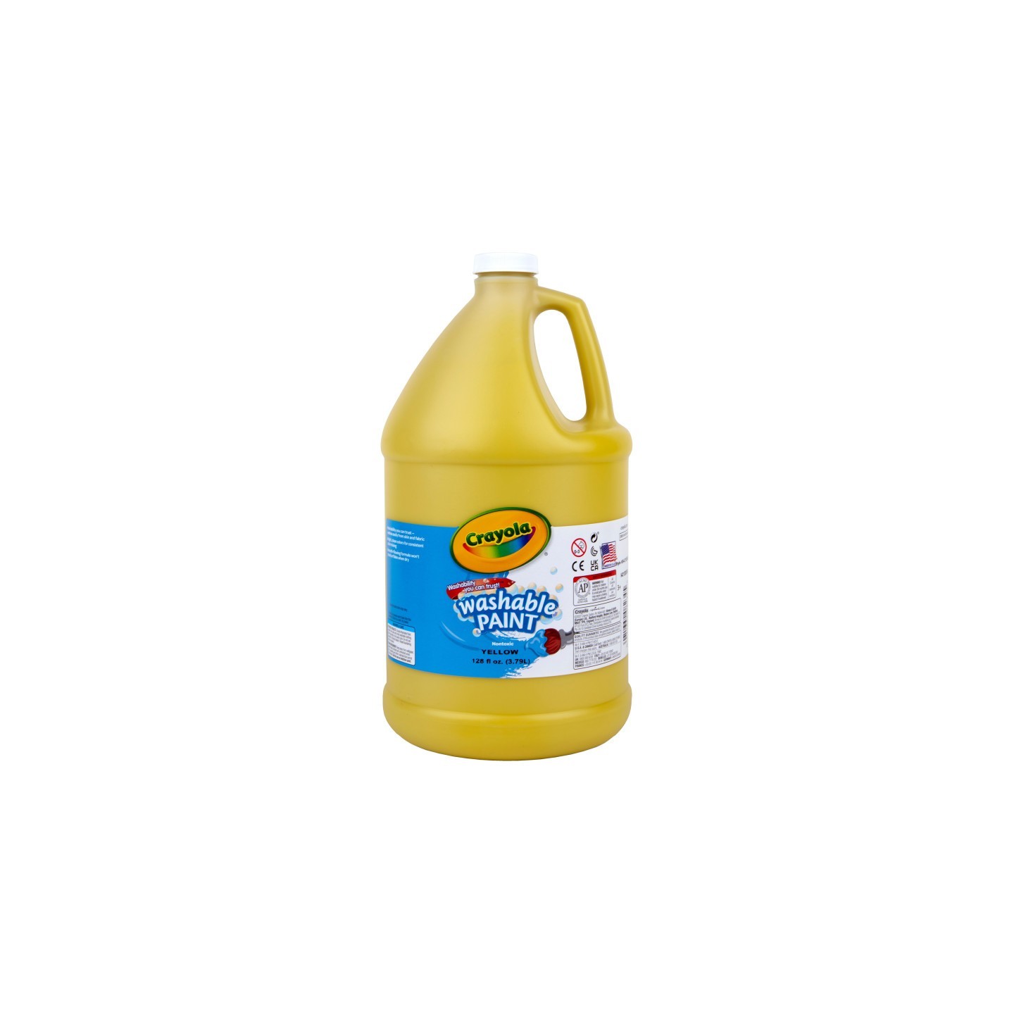 Crayola® Washable Paint, Yellow, Gallon